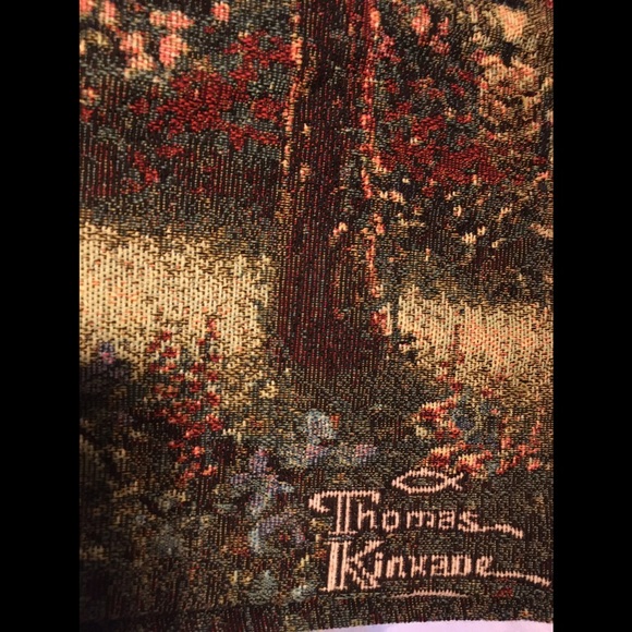 Thomas Kincade Two Sided Fiber Optic “A Victorian Christmas Carol” Tapestry 36” - Picture 12 of 14
